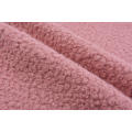 Polyester knitted boucle coat boucle fleece fabric